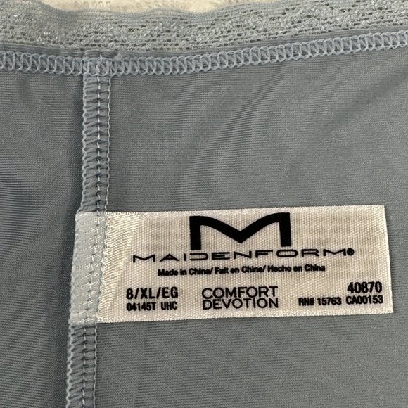 Maidenform Women's Size XL 8 Panty Hipster Cheeky Lace Comfort Devotion Blue New - Picture 3 of 9